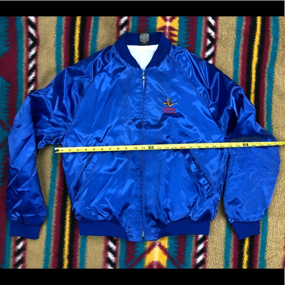 Vintage Molson Beer company jacket sz Med exc cond